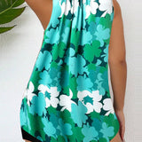 Tankini de dos piezas estampado