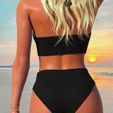 Bikini Texturizado Halter