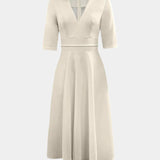Nylah Vestido Midi A-Line de Encanto Vintage