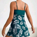 Tankini Sexy Impreso de Malla