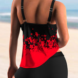 Conjunto de tankini con estampado floral