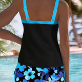 Tankini Pantalón De Playa De Dos Piezas