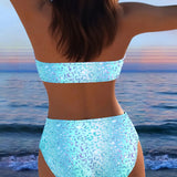 Bikini Impreso Leopardo Bandeau