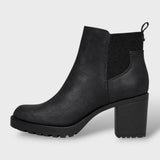 Botines de Tacón Bloque Clásicos Mujer