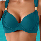 Bikini Sexy Sujetador de Color Sólido