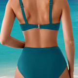 Bikini Sexy Sujetador de Color Sólido