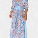 Dunya Vestido Casual de Verano con Escote en V