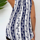 Tankini de dos piezas estampado