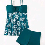 Tankini Sexy Impreso de Malla
