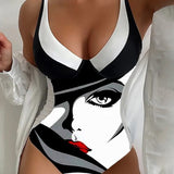 Maillot de una pieza con estampado