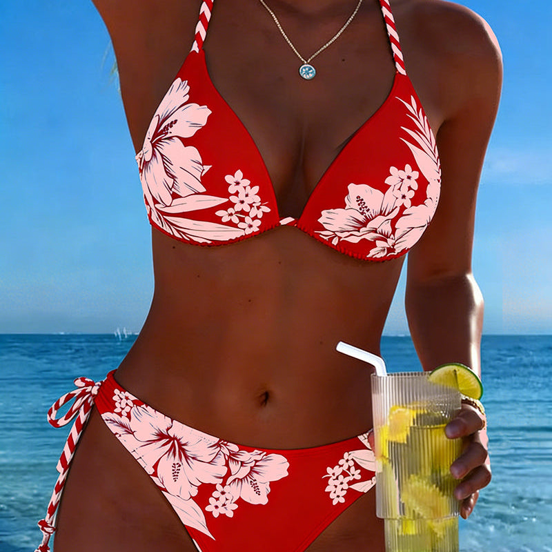 Bikini Simple Sexy Halter Cuello