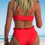 Bikini con Volantes Diseño