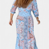 Dunya Vestido Casual de Verano con Escote en V