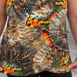 Bañador de Dos Piezas con Estampado Boxer
