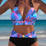 Bikini Sexy Dos Nu Sujetador Impreso