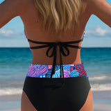 Bikini Sexy Dos Nu Sujetador Impreso