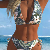 Bikini A La Moda Floral Impreso