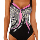 Maillot de baño de una pieza con estampado