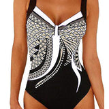 Maillot de baño de una pieza con estampado