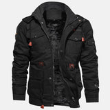 García | Chaqueta Invierno Para Hombre Con Forro Caliente