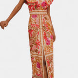 Suzanne Vestido Maxi Floral Vibrante