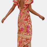 Suzanne Vestido Maxi Floral Vibrante