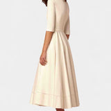 Nylah Vestido Midi A-Line de Encanto Vintage