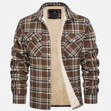 Ramiro | Chaqueta Bomber con Cuadros Forro Cálido