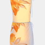 Serene Vestido Mini en Floral Secuoya