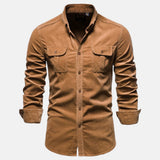 Pedro | Camisa de Corduroy de Manga Larga