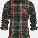 Ramón | Camisa de Manga Larga de cuadros lineares