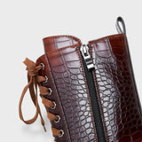 Botas Cowboy Mujer con Cordones