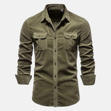 Pedro | Camisa de Corduroy de Manga Larga