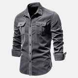 Pedro | Camisa de Corduroy de Manga Larga