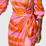 Maira Vestido Envolvente Impreso