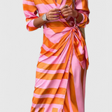 Maira Vestido Envolvente Impreso