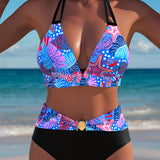 Bikini Sexy Dos Nu Sujetador Impreso