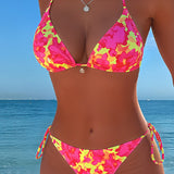 Bikini Sexy Halter Tie-Dye