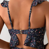 Bikini Petit Floral Volanté