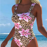 Mono de Leopardo y Lirio Impreso