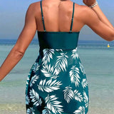Tankini Sexy Impreso de Malla