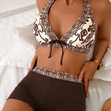 Bikini Sexy Impreso Boxer