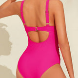 Maillot de baño de una pieza sin mangas y sexy