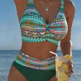 Bikini Geométrico de Dos Piezas