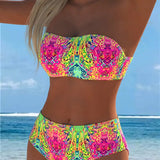 Bikini Bandeau Impreso