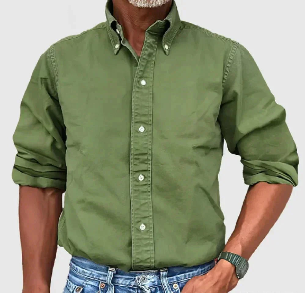 Andrés | Camisa Clásica de Cuello alto