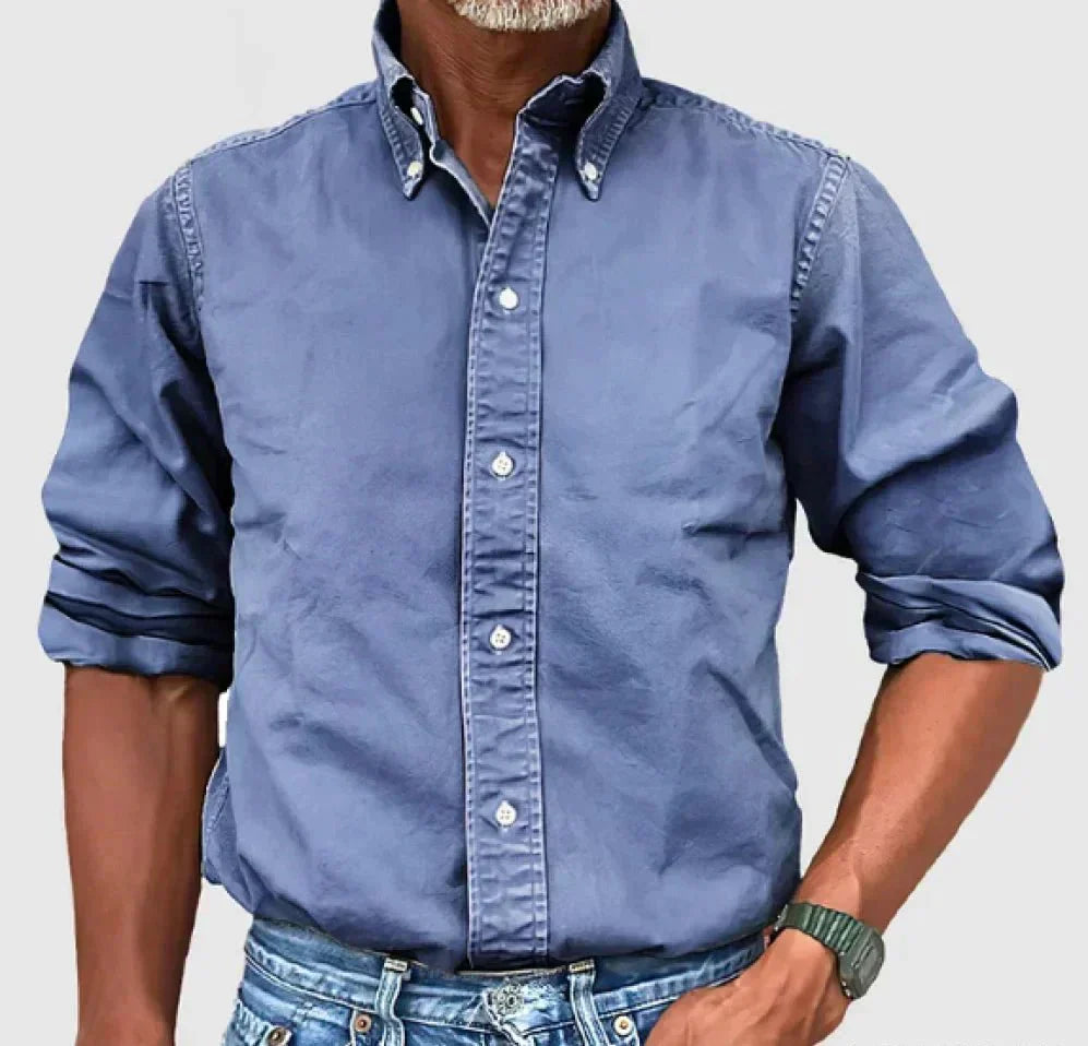 Andrés | Camisa Clásica de Cuello alto
