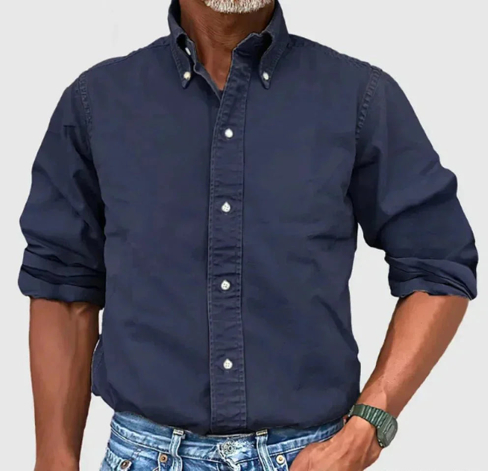 Andrés | Camisa Clásica de Cuello alto