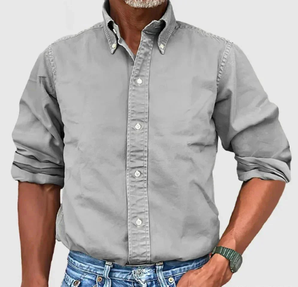 Andrés | Camisa Clásica de Cuello alto