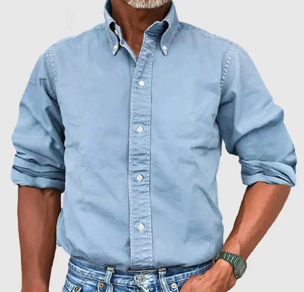 Andrés | Camisa Clásica de Cuello alto
